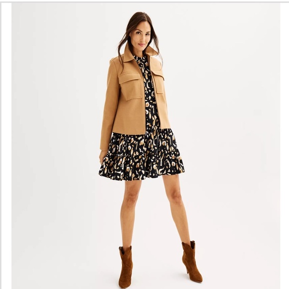 Nine West tiered swing dress - Picture 1 of 9